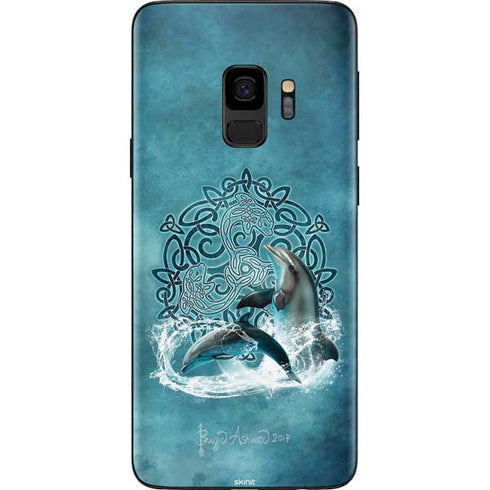 Brigid Ashwood Celtic Dolphin Galaxy S9 Skin